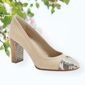 AGL Attilio Giusti Leombruni Snakeskin Pumps